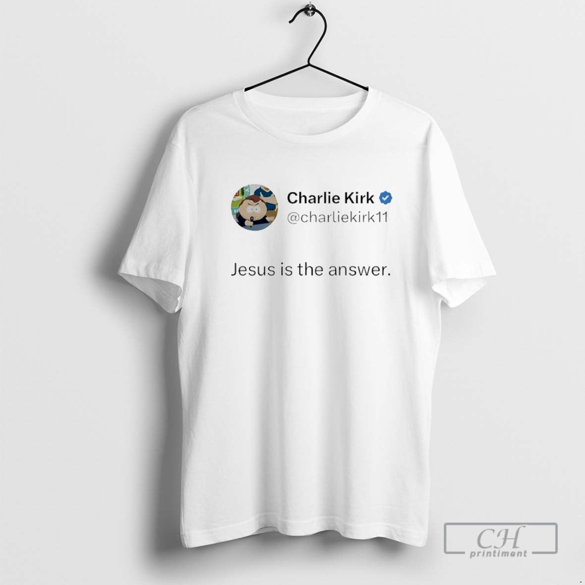 Charlie Kirk South Park Jesus Is The Answer