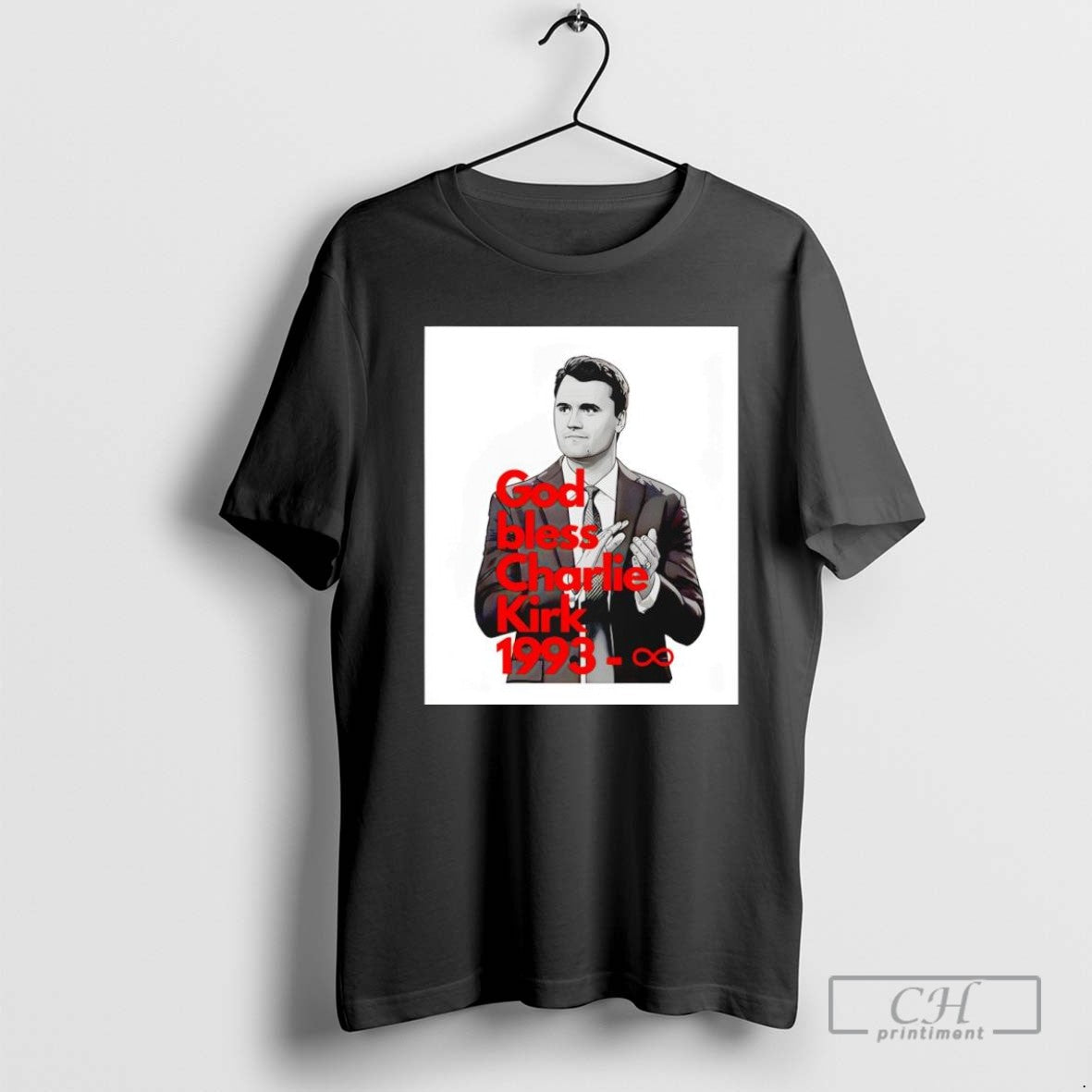 Charlie Kirk Tribute God Bless 1993 T Shirt Sweater