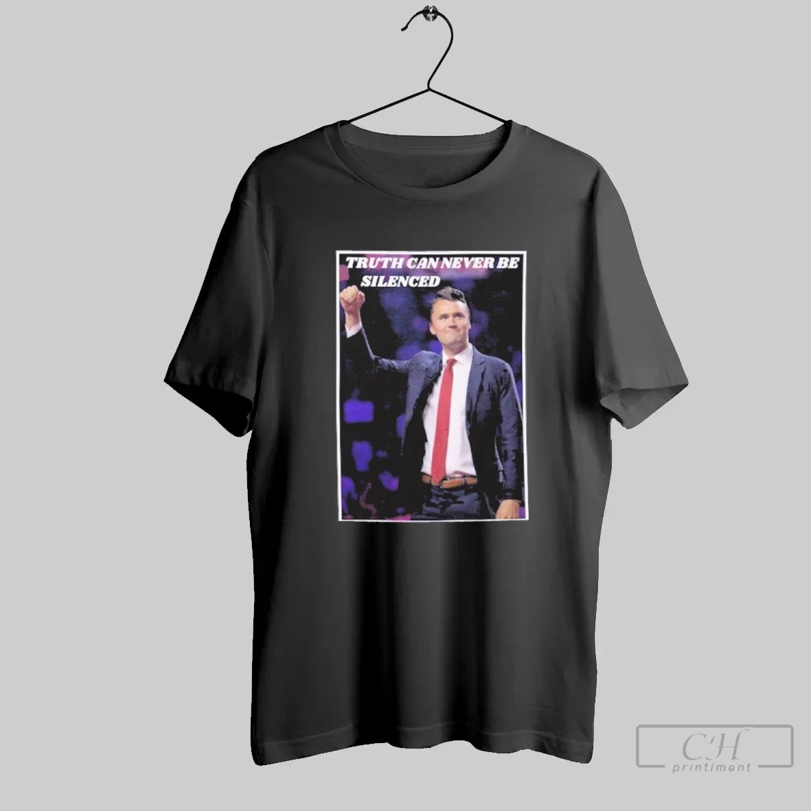 Charlie Kirk Truth Can Never Be Silenced Oversized T Shirt