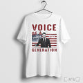 Charlie Kirk Voice Of A Generation Patriotic T Shirt