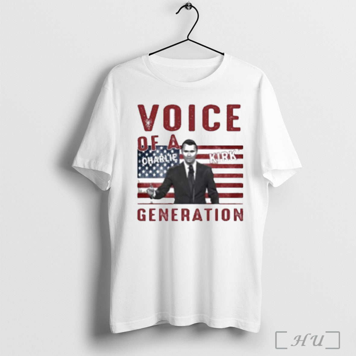 Charlie Kirk Voice Of A Generation Patriotic T Shirt