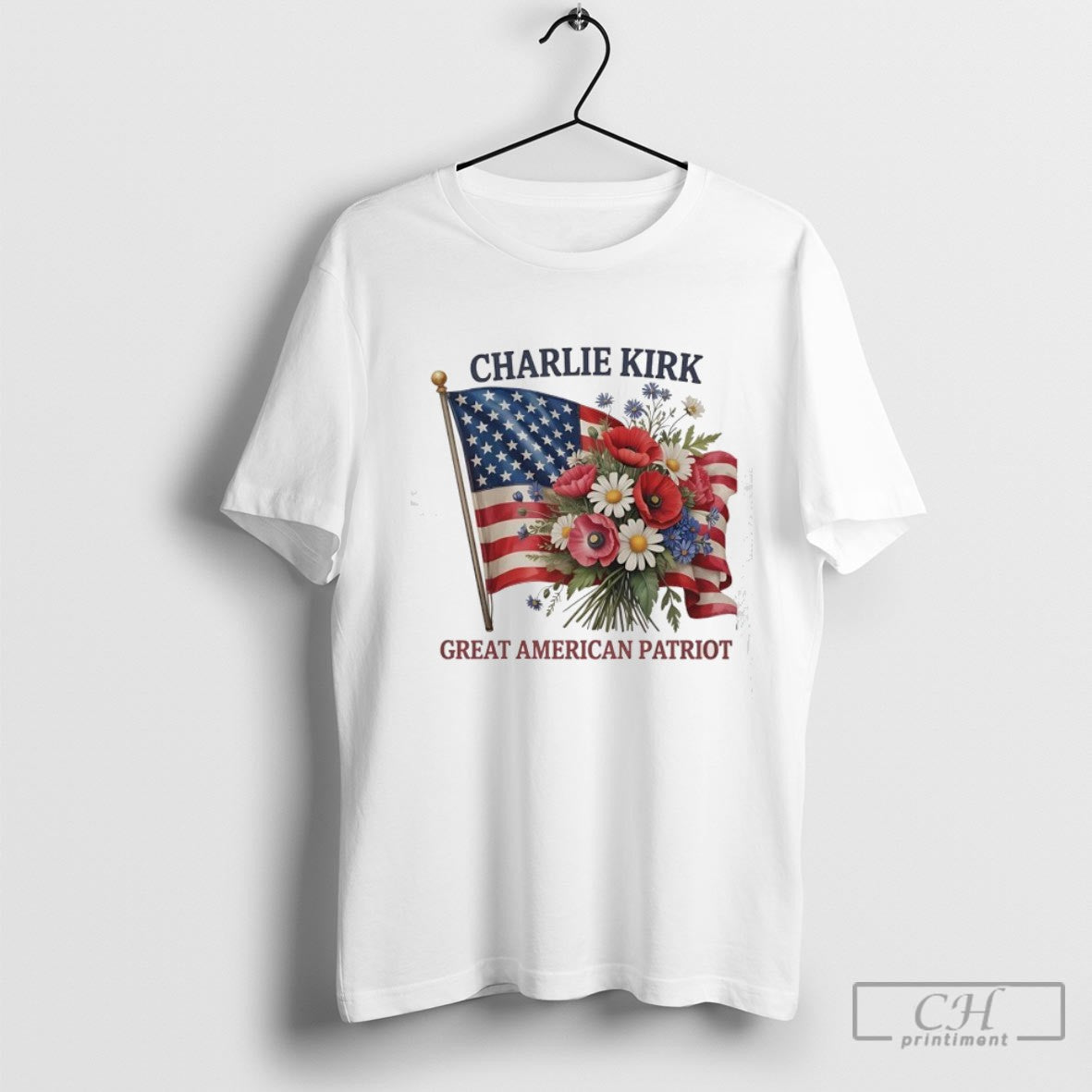Charlie Kirk Great American Patriot Flag Shirt Sweater