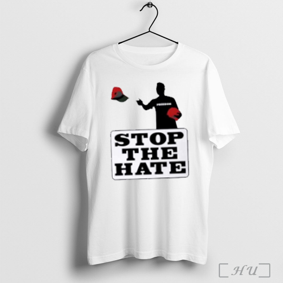 Charlie Kirk Wearing Freedom Stop The Hate T Shirt Sweatshirt Png