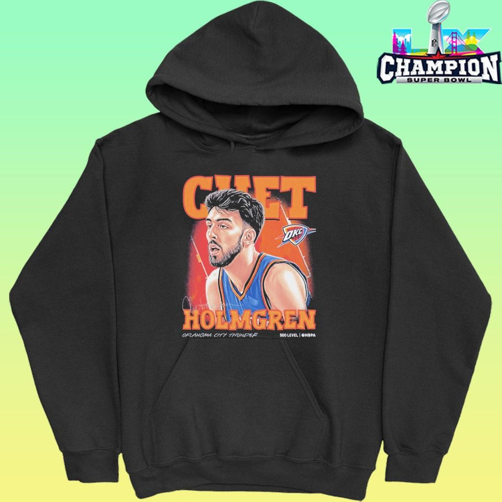 Chet Holmgren Oklahoma City Thunder Airbrush Shirt