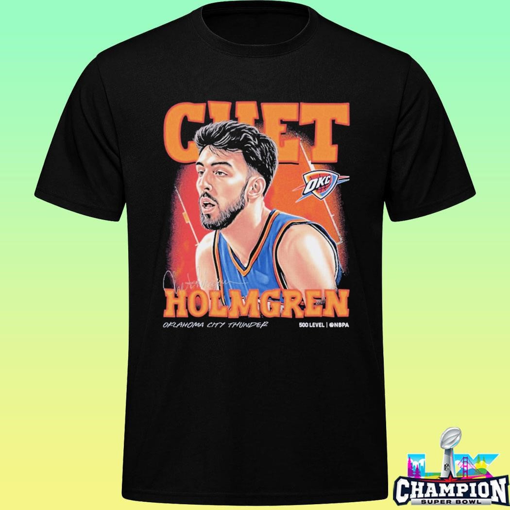 Chet Holmgren Oklahoma City Thunder Airbrush Shirt