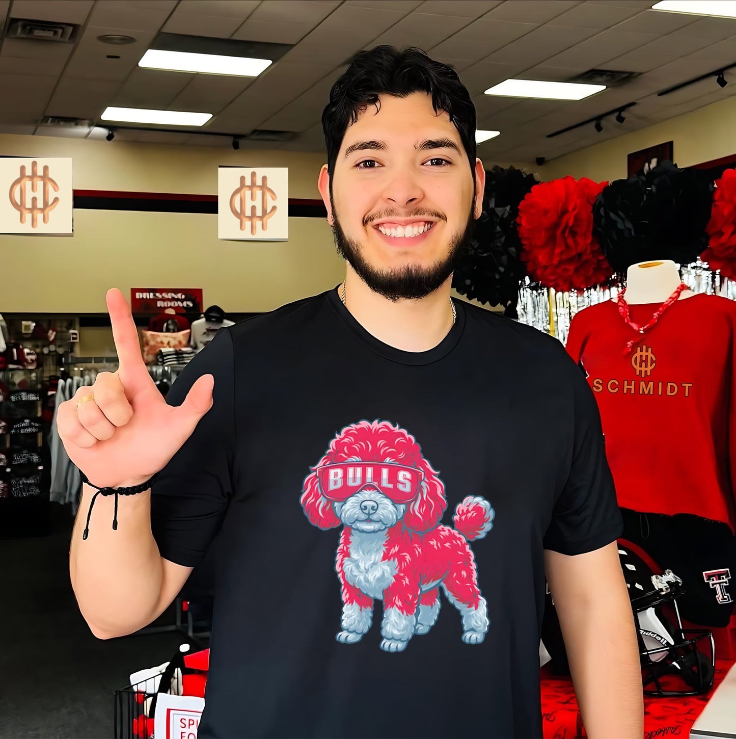 Chicago Bulls Teacup Poodle cartoon shirt