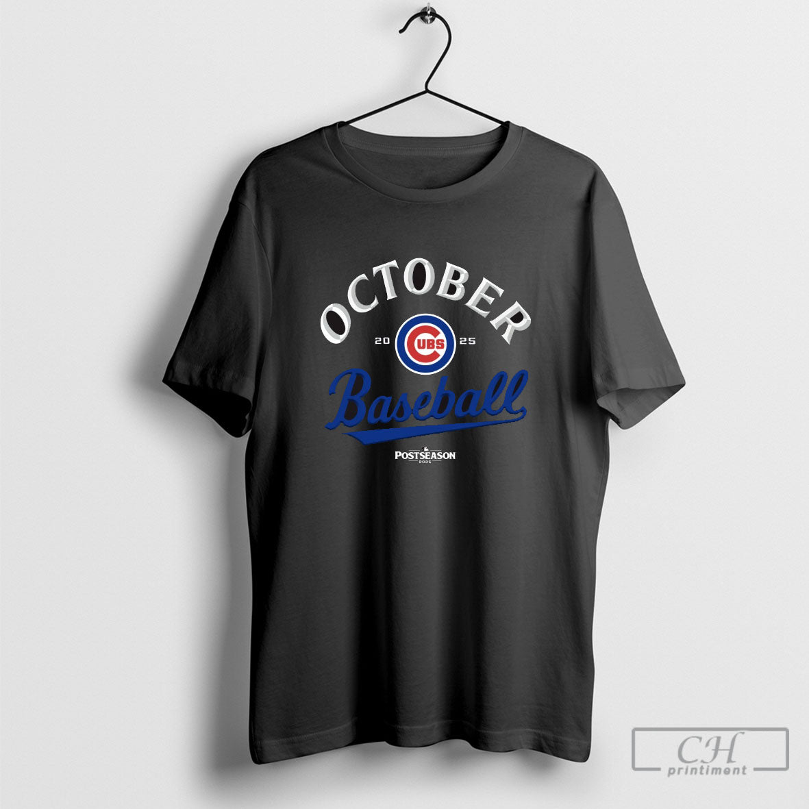 Chicago Cubs 2025 Mlb Postseason October Baseball Postseason Locker Room Shirt Sweater