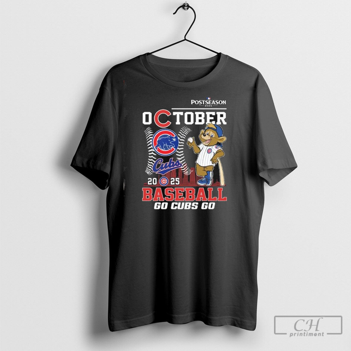 Chicago Cubs 2025 Postseason October Go Cubs Go Shirt Sweater
