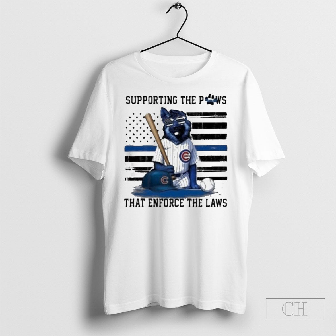 Chicago Cubs Paws That Enforce The Laws Police Dog