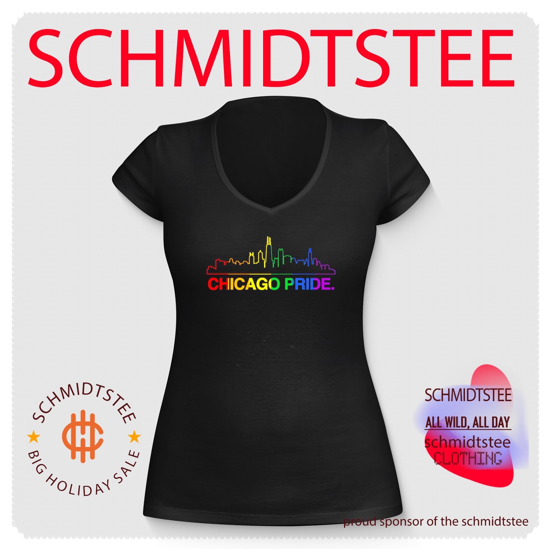 Chicago Pride Skyline 2026 shirt