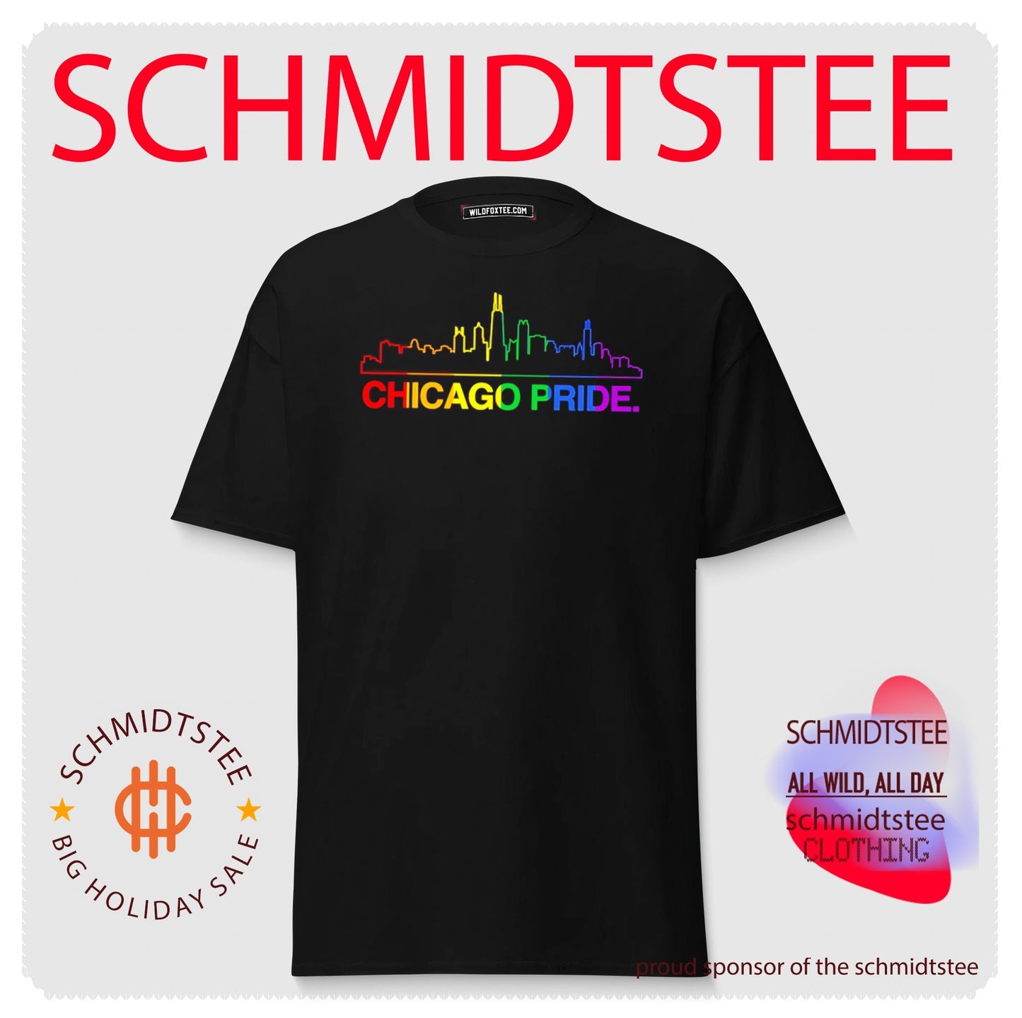 Chicago Pride Skyline 2026 shirt