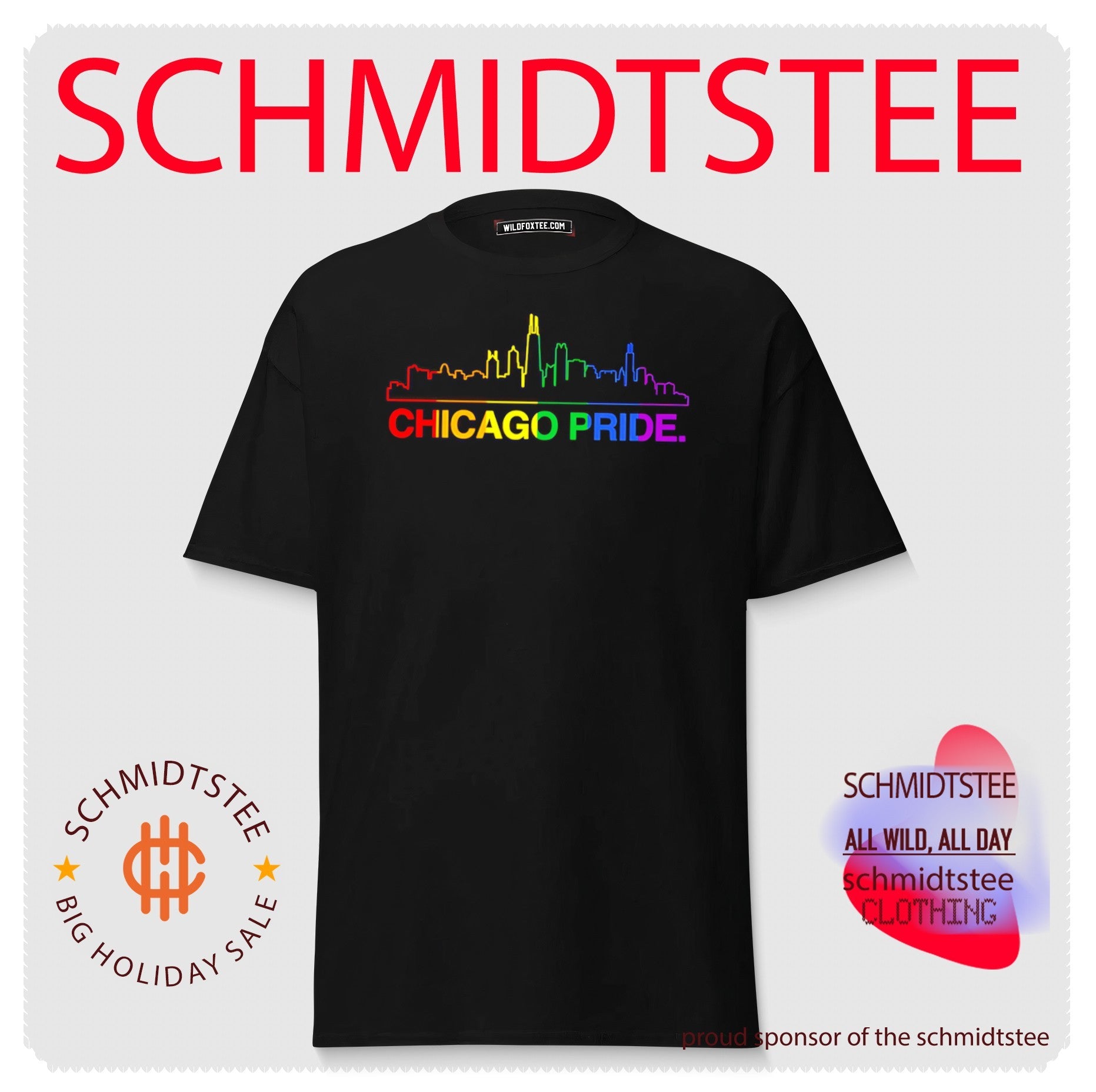 Chicago Pride Skyline 2026 shirt