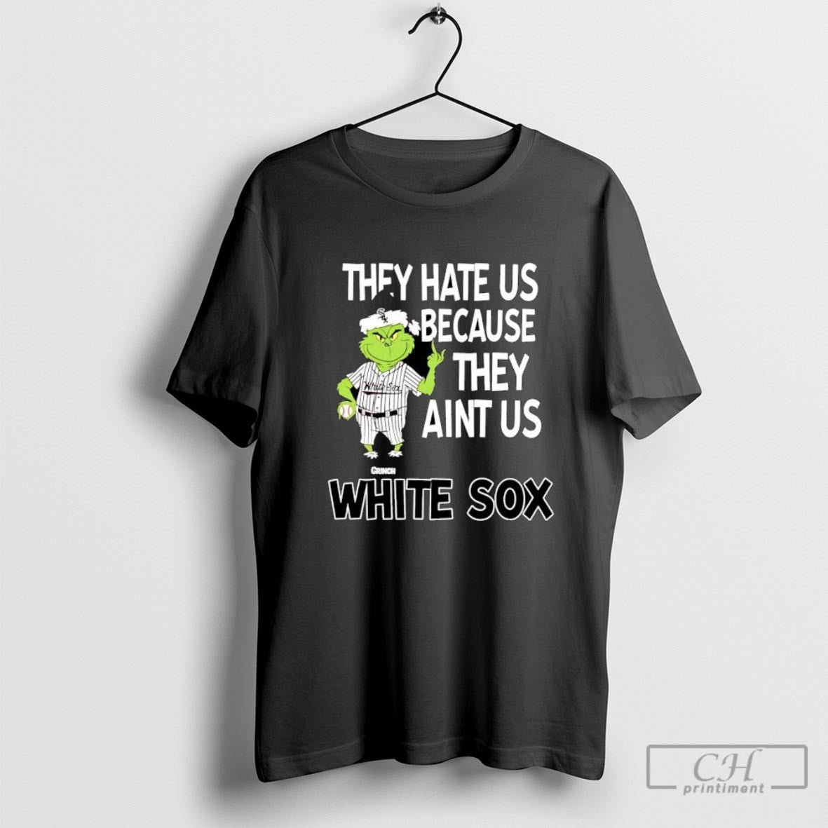Chicago White Sox Grinch Christmas They Hate Us Aint Us Shirt Sweater