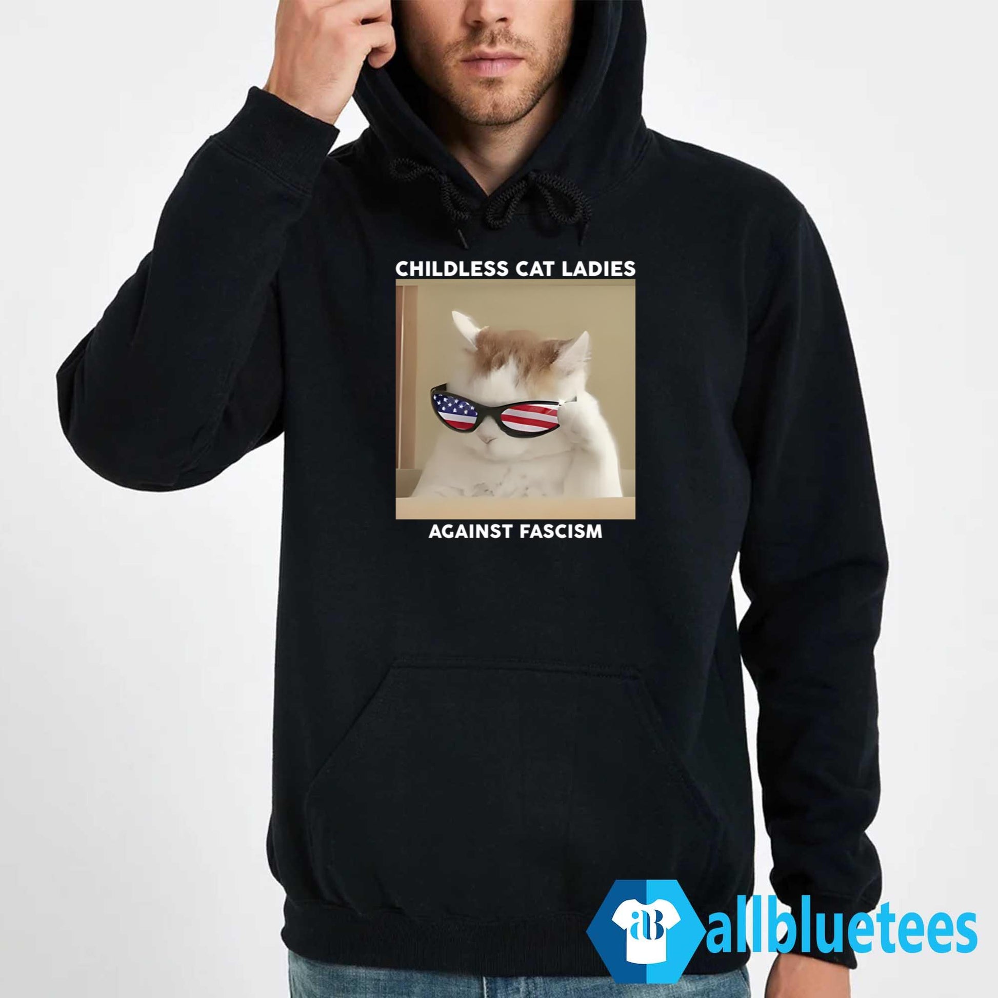 Childless Cat Ladies Against Fascism T-Shirt