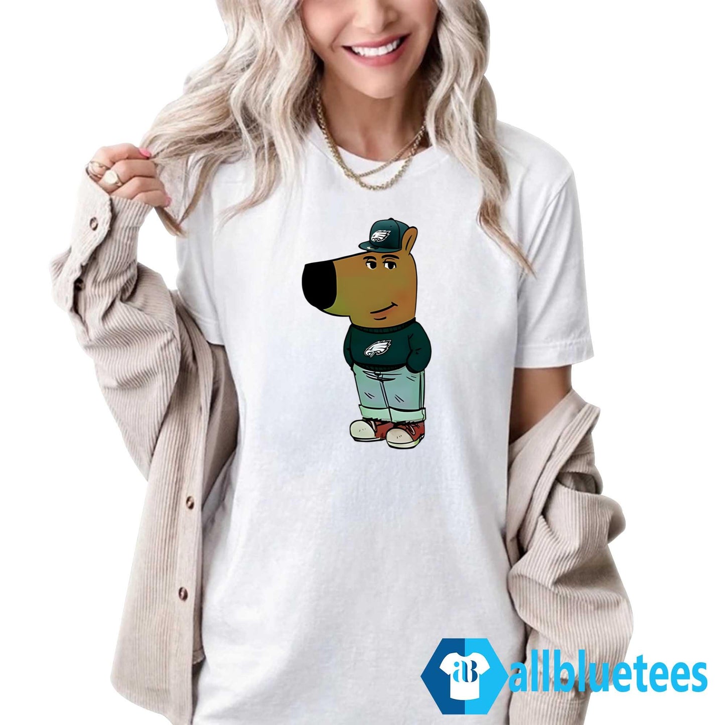 Chill Guy Eagles Shirt