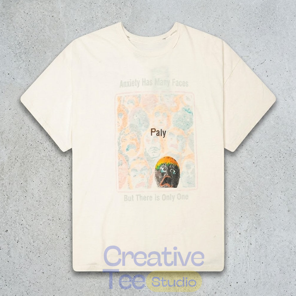 Chris Brown 2026 Paly Anxiety Has Many Faces T-Shirt