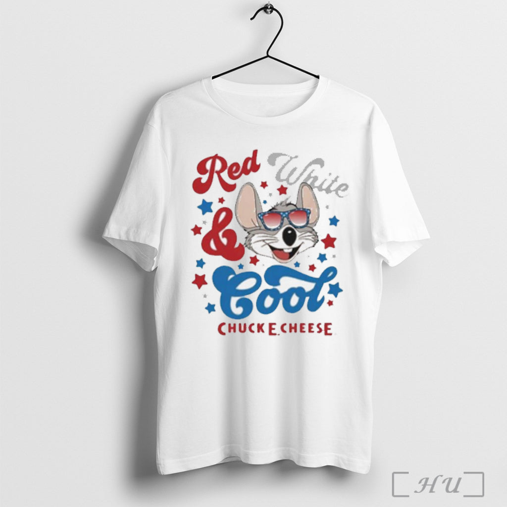 Chuck E Cheese Red White And Cool T Shirt
