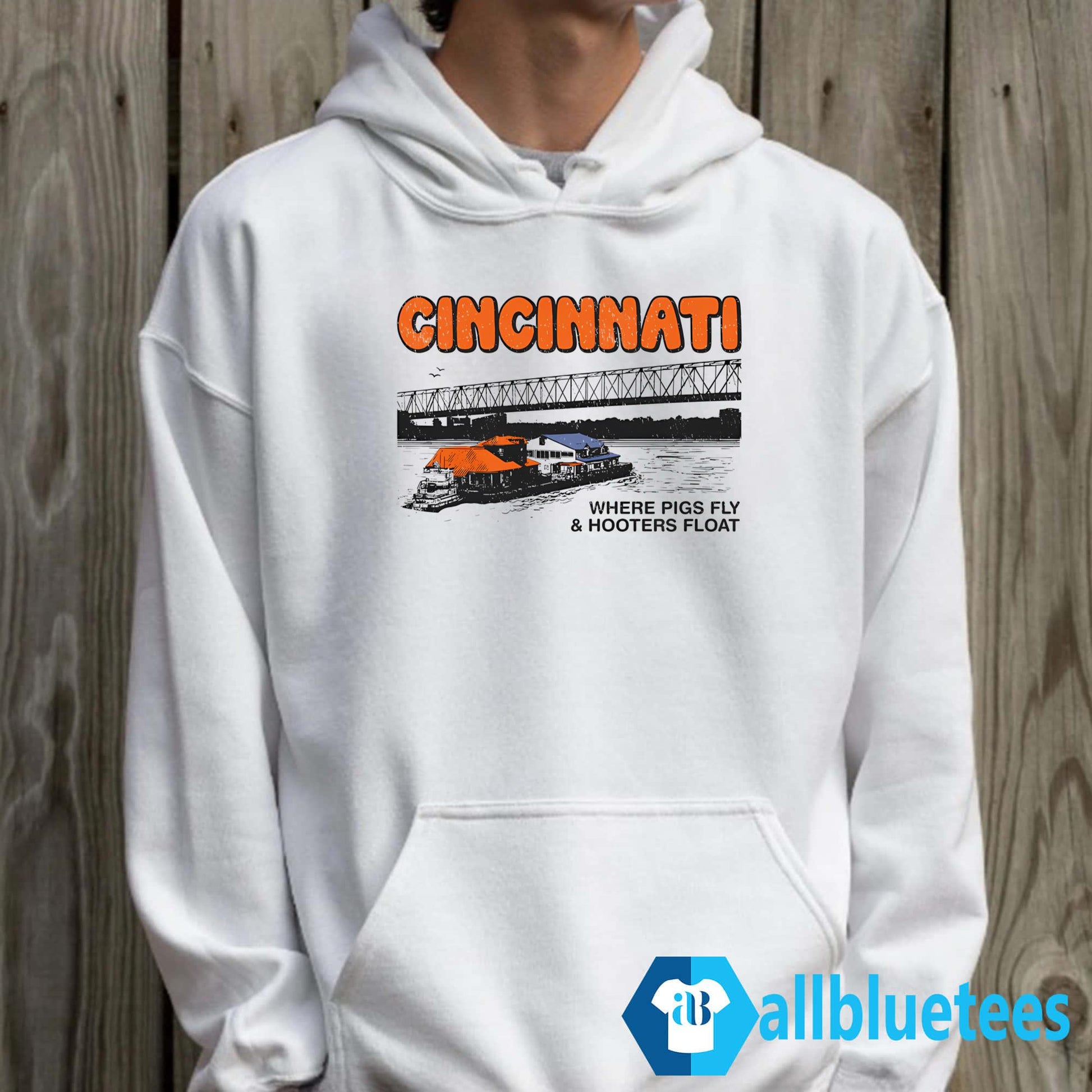 Cincinnati Where Pigs Fly And Hooters Float Shirt