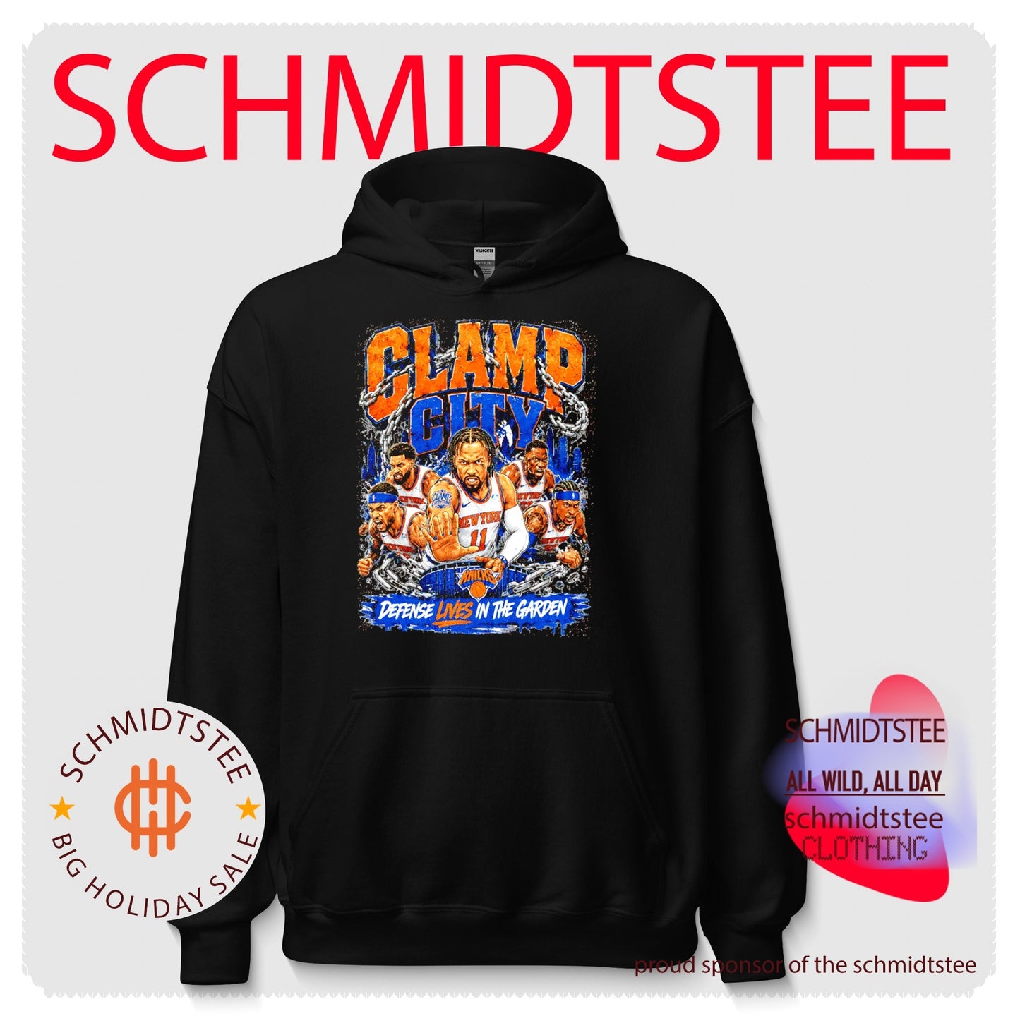 Clamp City Defense lives in the garden New York Knicks 2026 Nba Champions shirt