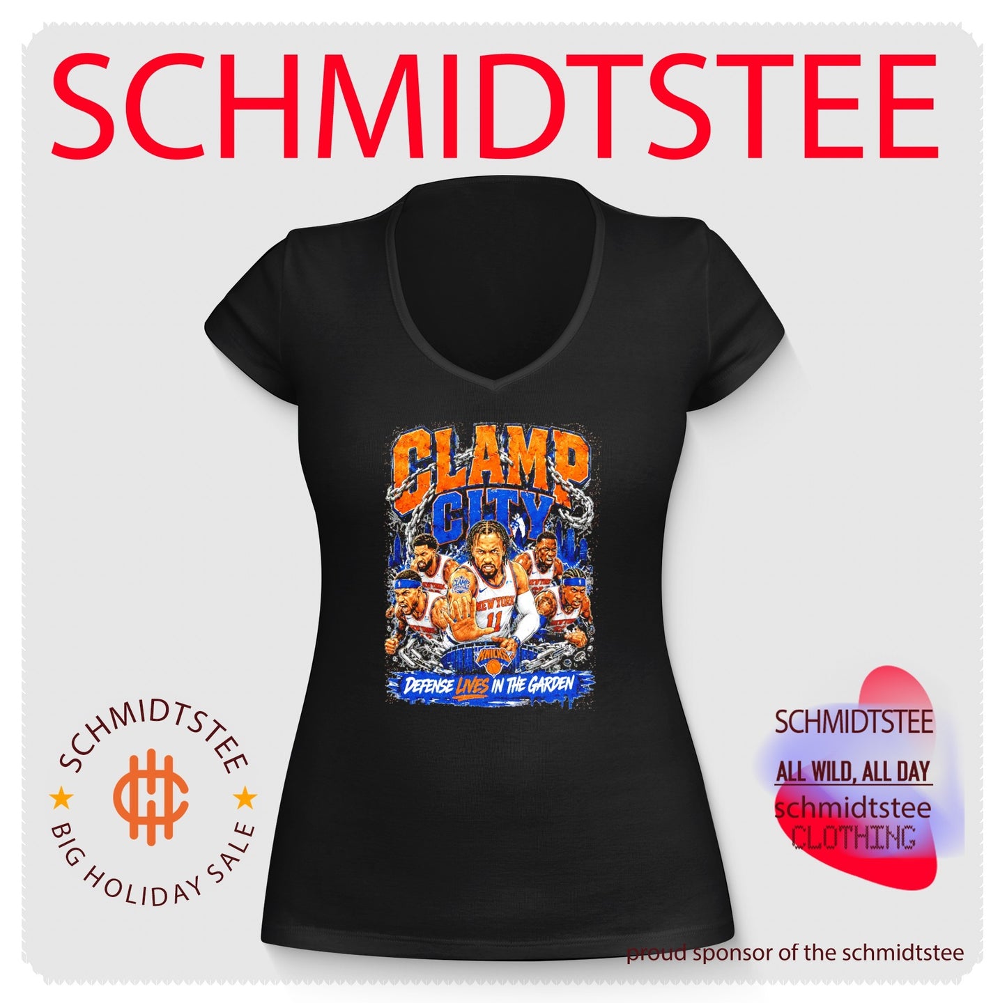 Clamp City Defense lives in the garden New York Knicks 2026 Nba Champions shirt