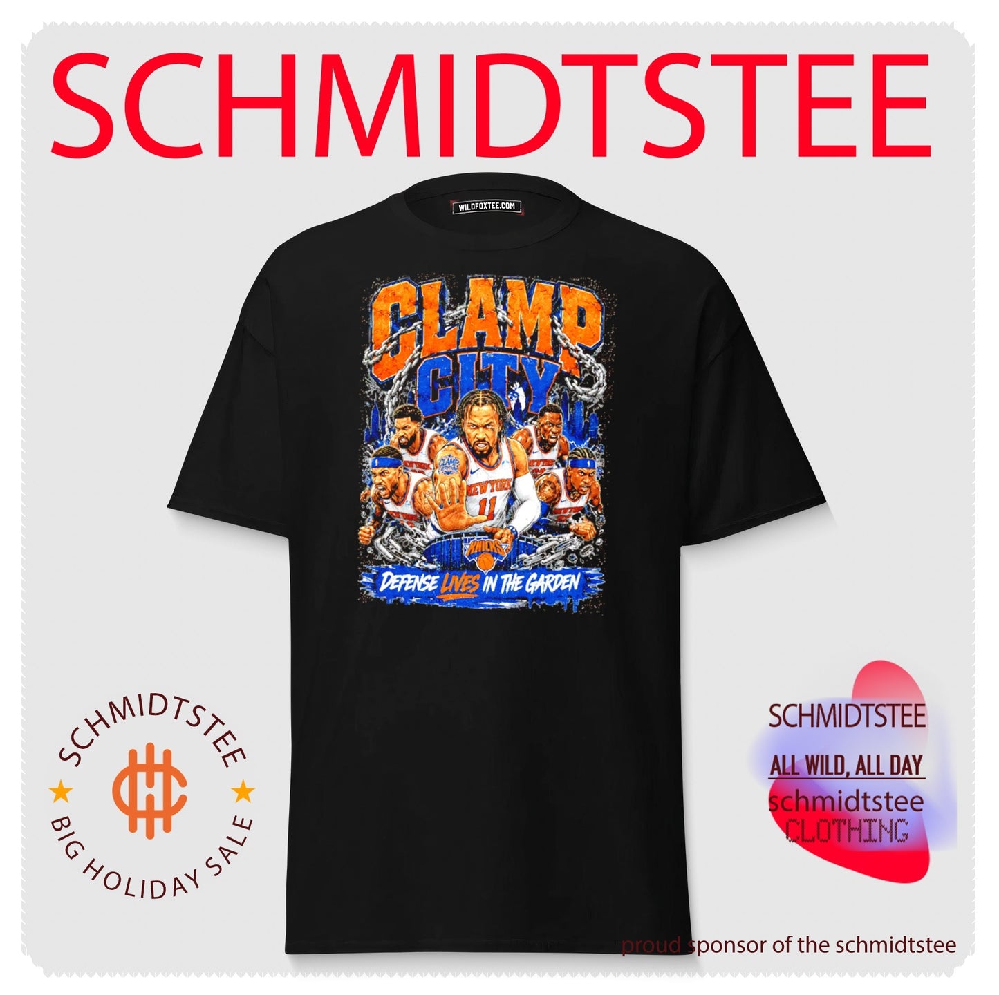Clamp City Defense lives in the garden New York Knicks 2026 Nba Champions shirt