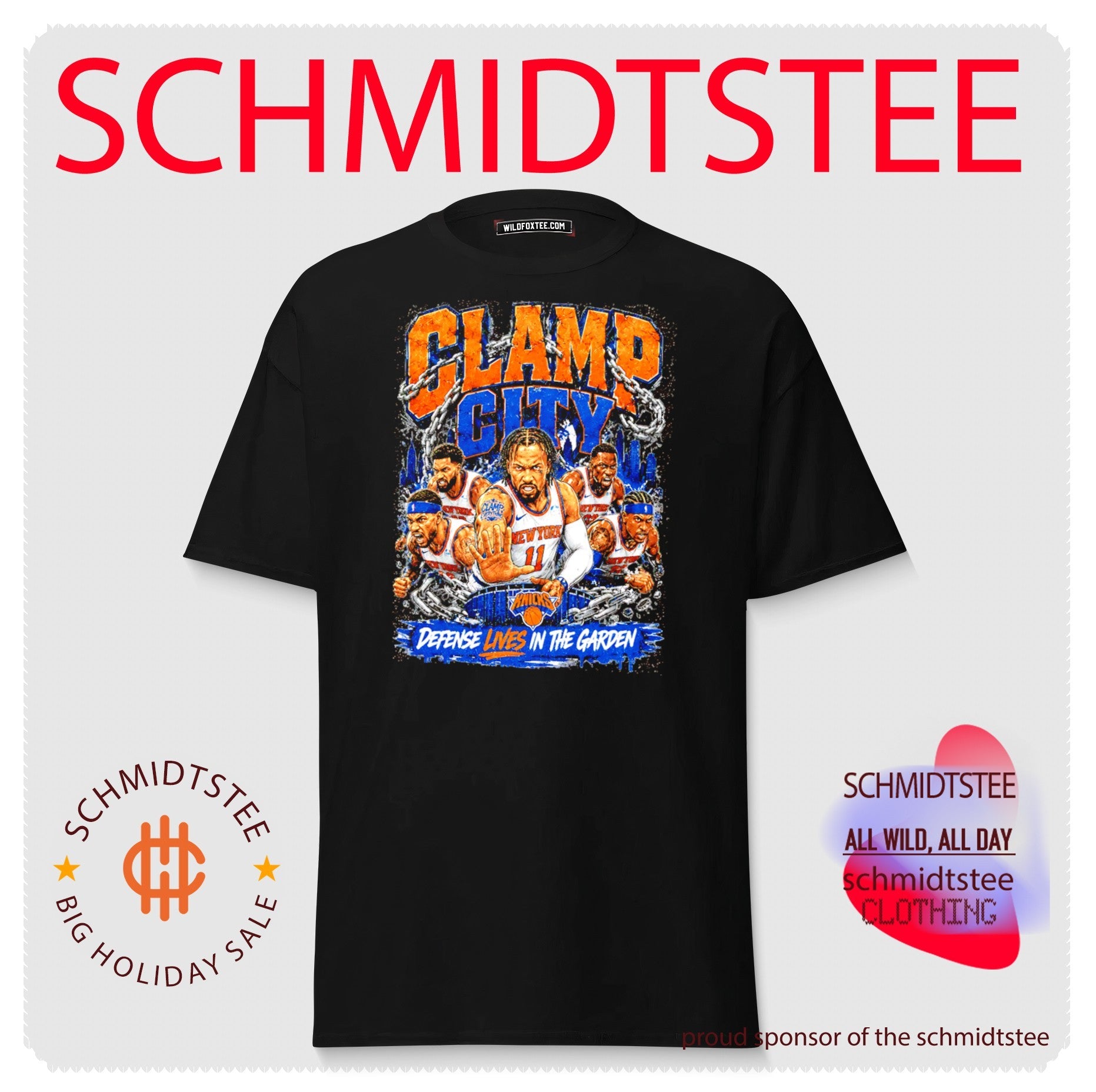 Clamp City Defense lives in the garden New York Knicks 2026 Nba Champions shirt