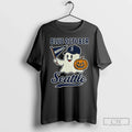 Classic Blue October Seattle Mariners Halloween Ghost T Shirts
