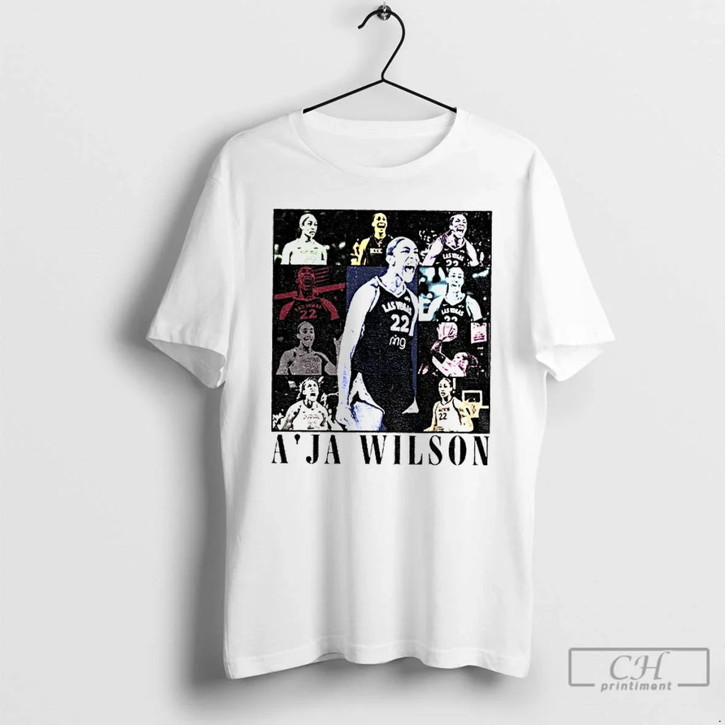 Classic Las Vegas Aces Aja Wilson Mvp Eras Tour T Shirts
