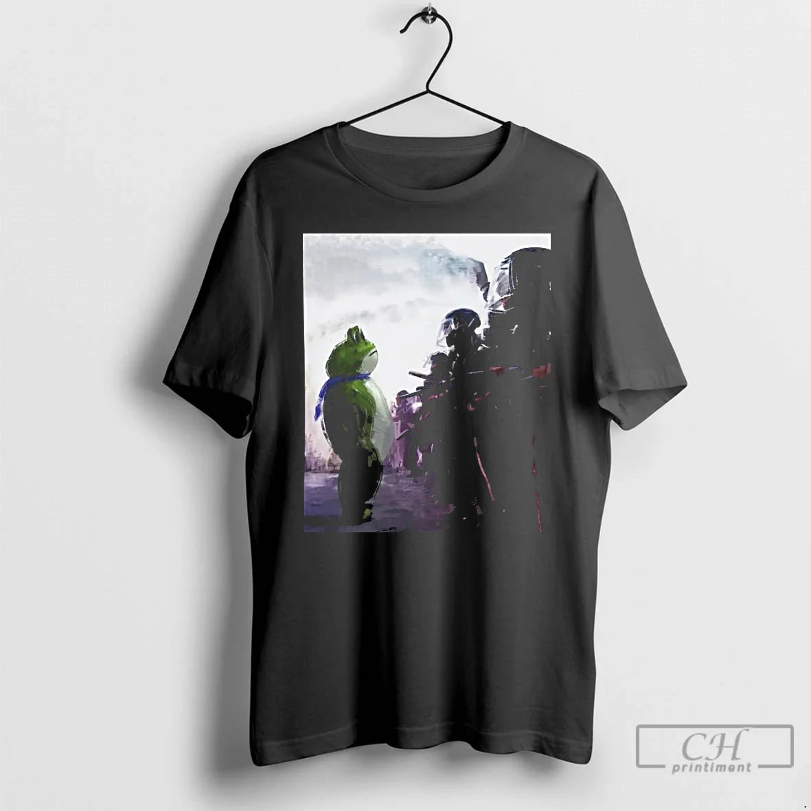 Classic Portland Frog Protest T Shirts