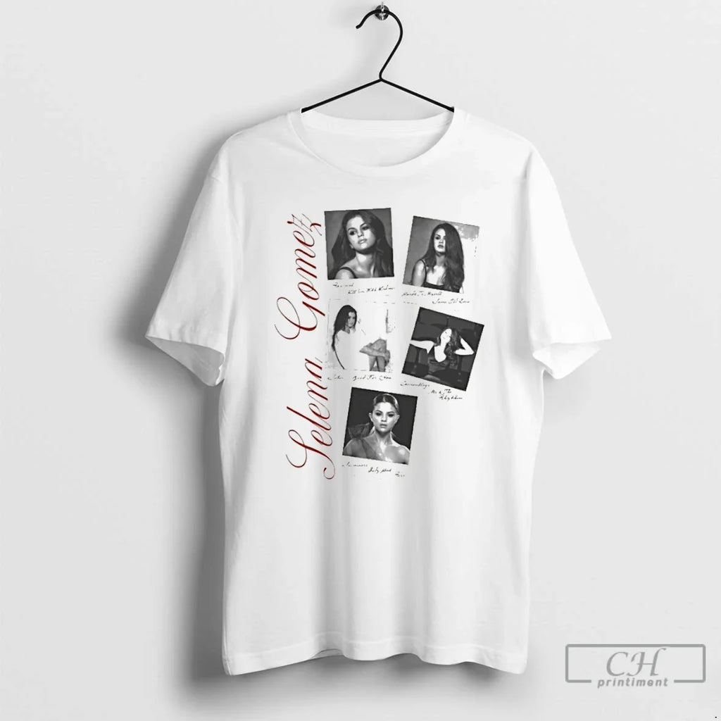 Classic Selena Gomez Revival Polaroid T Shirts
