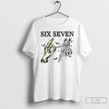 Classic Six Seven 67 Skeleton Hands Halloween T Shirts