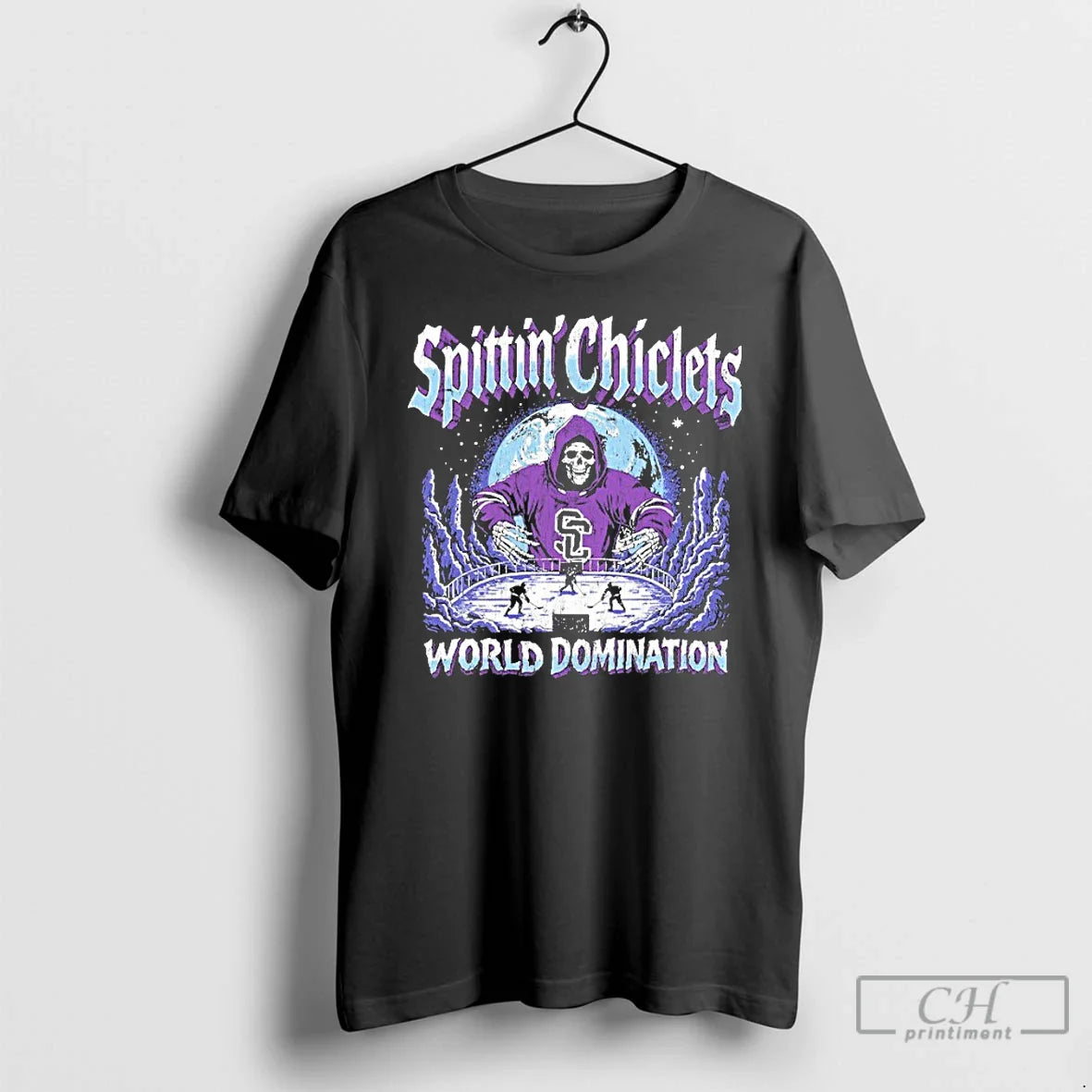 Classic Spittin Chiclets World Domination T Shirts