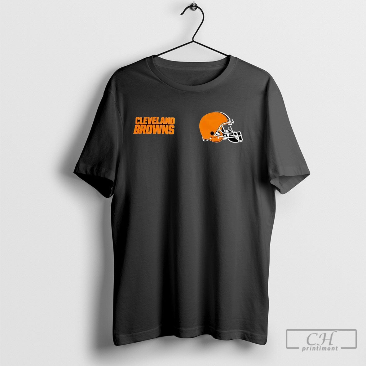 Cleveland Browns Helmet Text Shirt Sweater