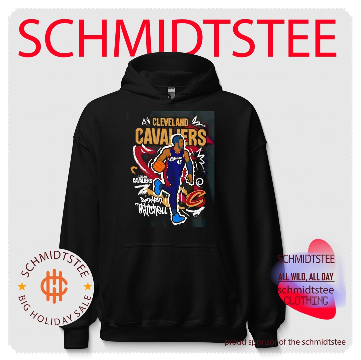 Cleveland Cavaliers Donovan Mitchell comic style shirt
