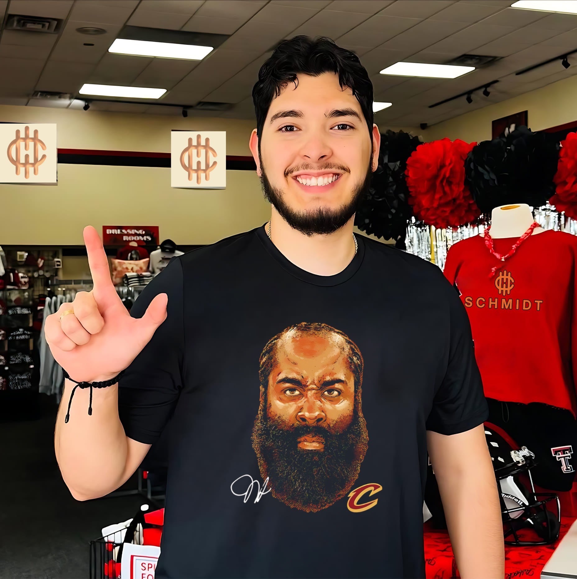 Cleveland Cavaliers James Harden big head signature shirt
