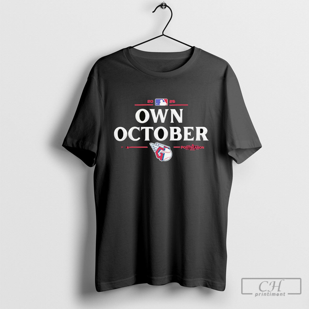 Cleveland Guardians 2025 Mlb Postseason Own October Shirt Sweater