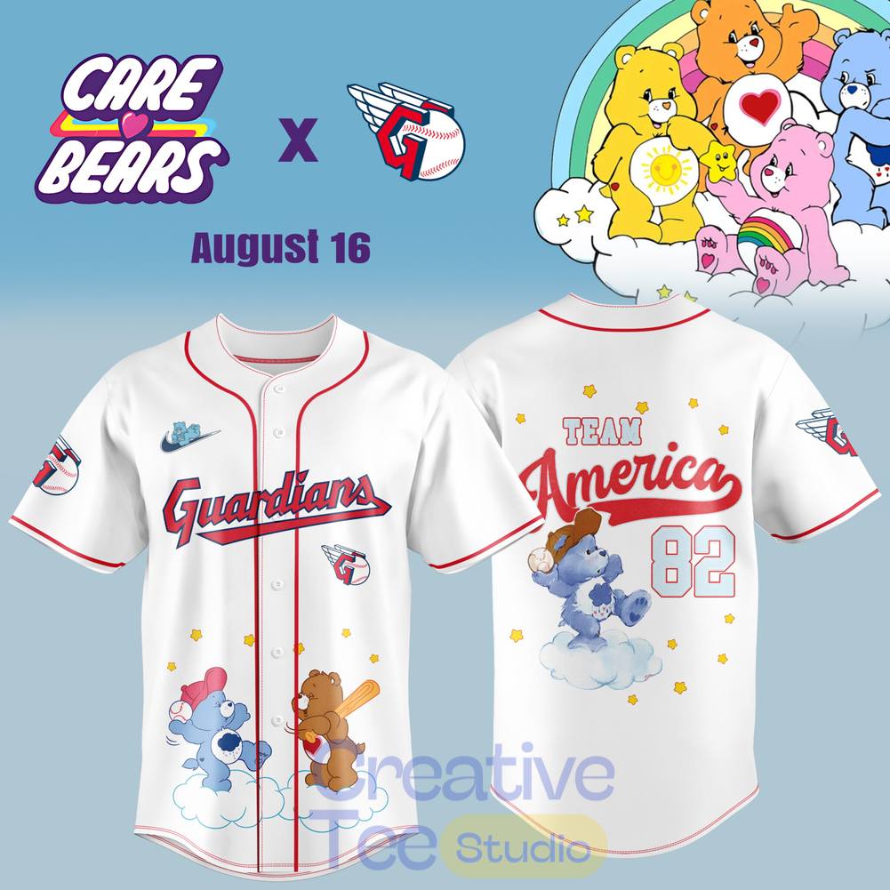 Cleveland Guardians x Care Bears Day Baseball Jersey