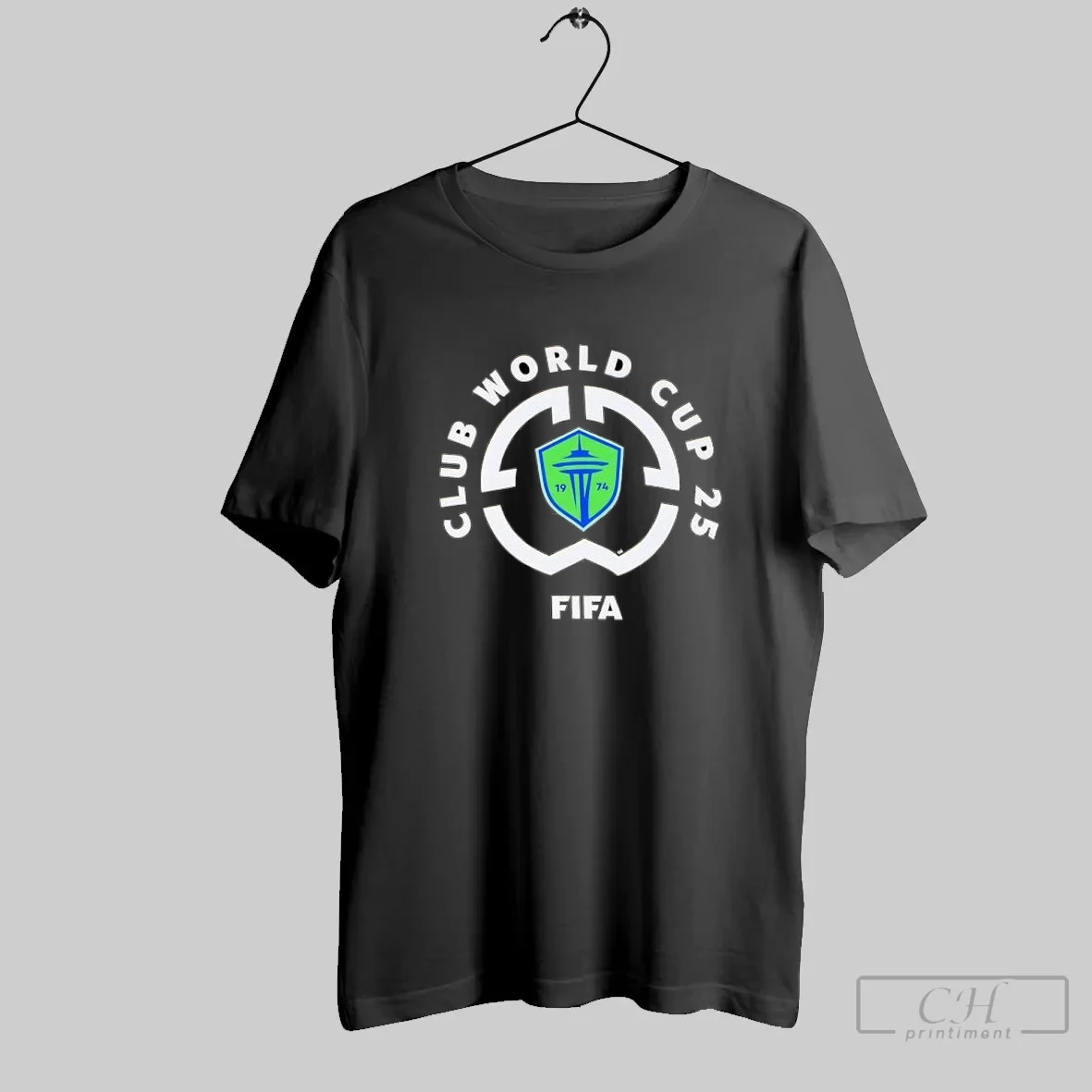 Club World Cup 25 Fifa Seattle Washington Space Needle T Shirt