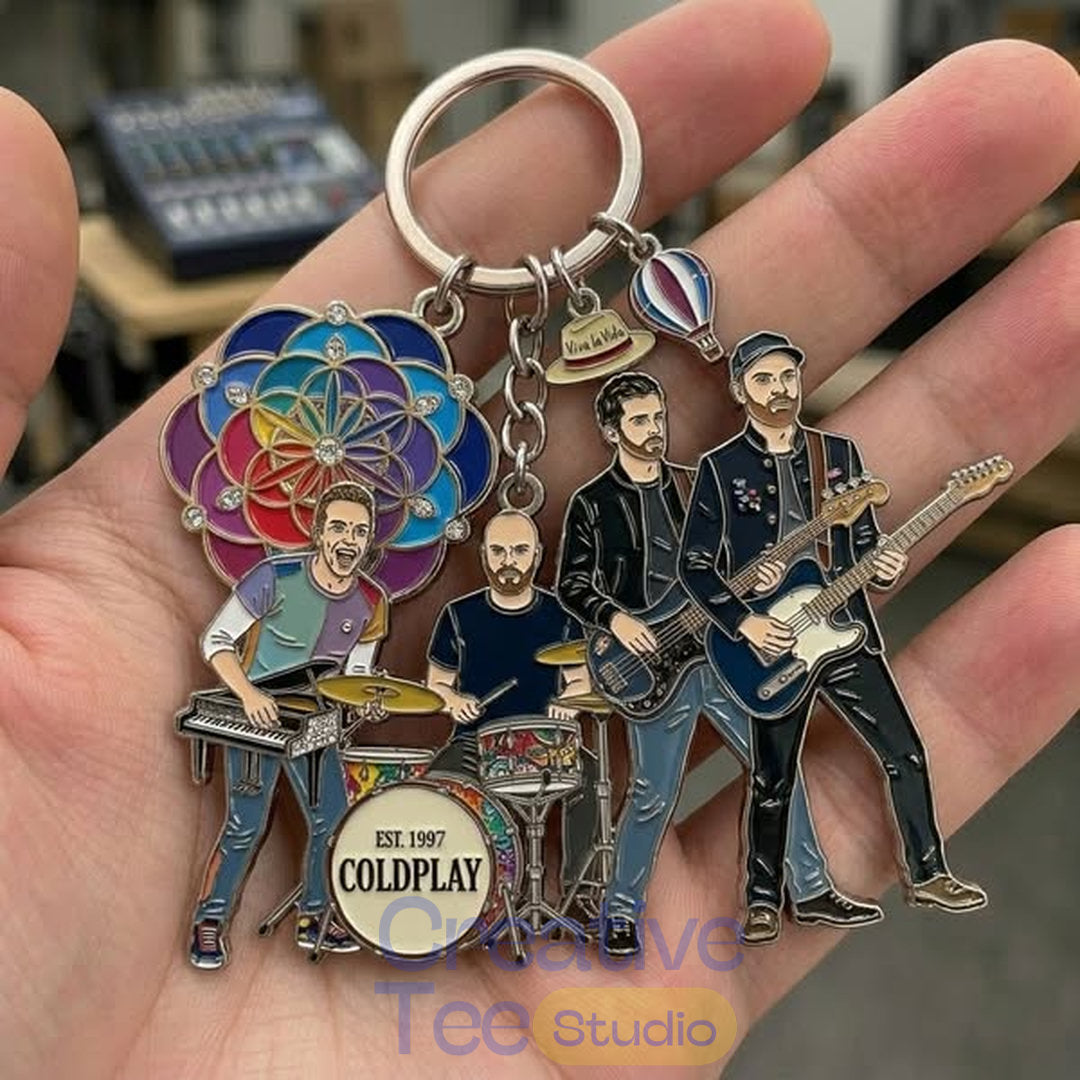 Coldplay “Music of the Spheres” Collector’s Enamel Keychain