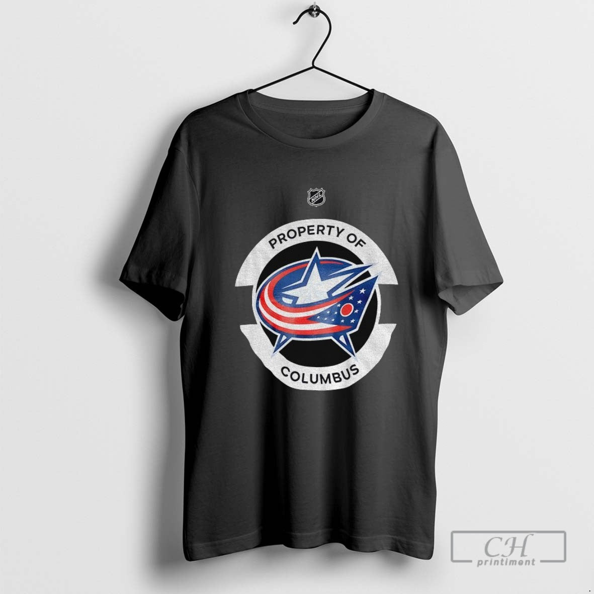 Columbus Blue Jackets National Hockey League Property Of Columbus Logo