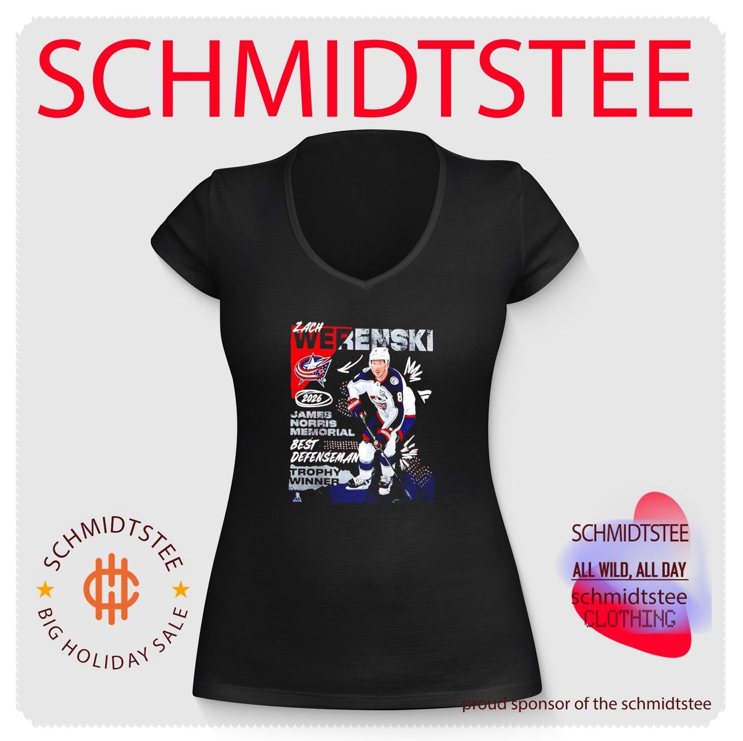 Columbus Blue Jackets Zach Werenski 2026 Norris Trophy Winner shirt