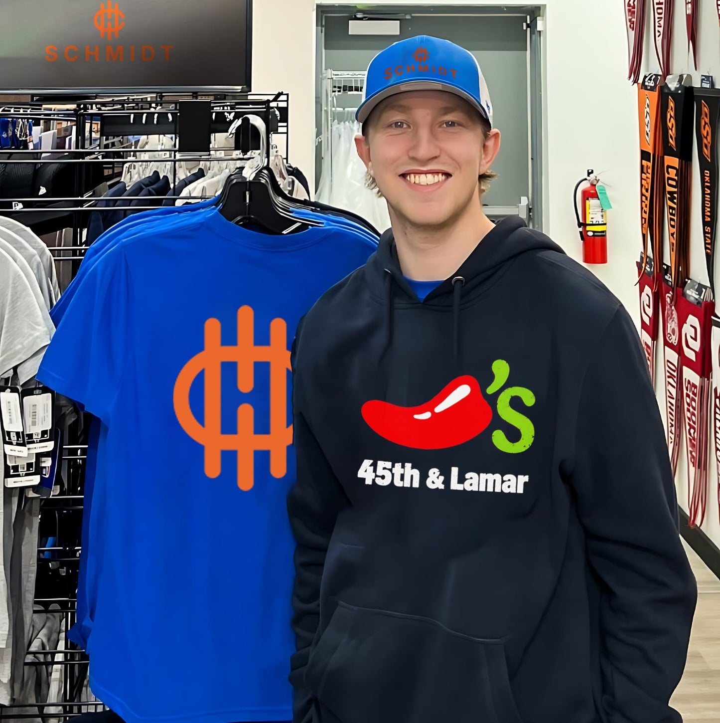 Comedian Shane Gillis Austin Chilis 45th And Lamar Shirt