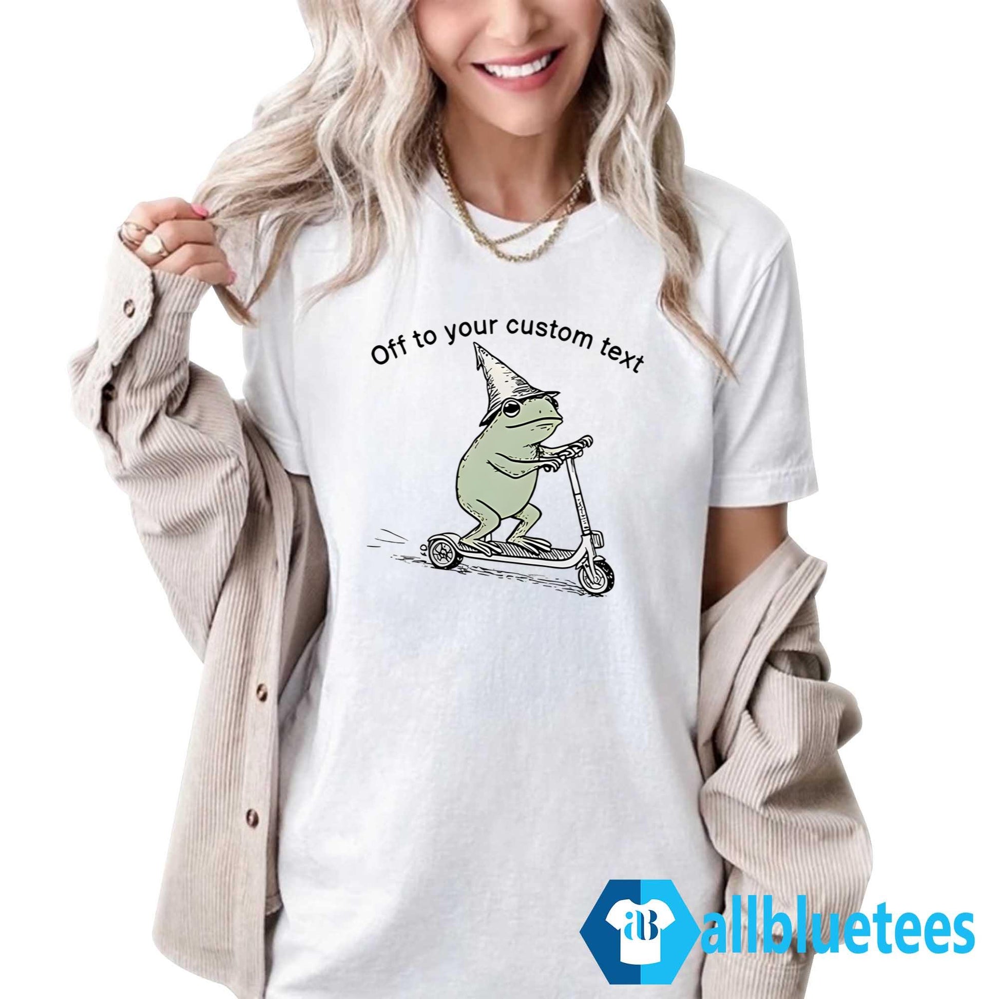 Commit Frog Off To Your Custom Text Shirt