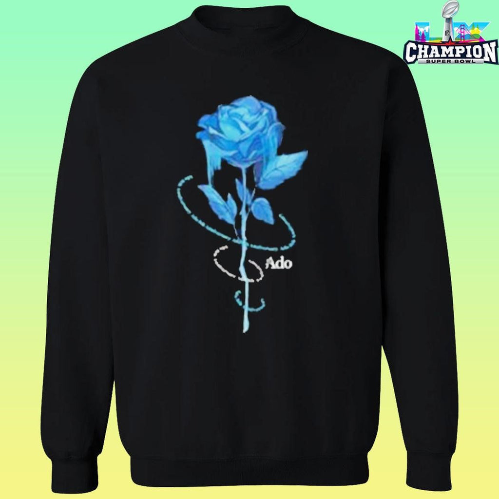 Complex Ado Blue Rose Shirt