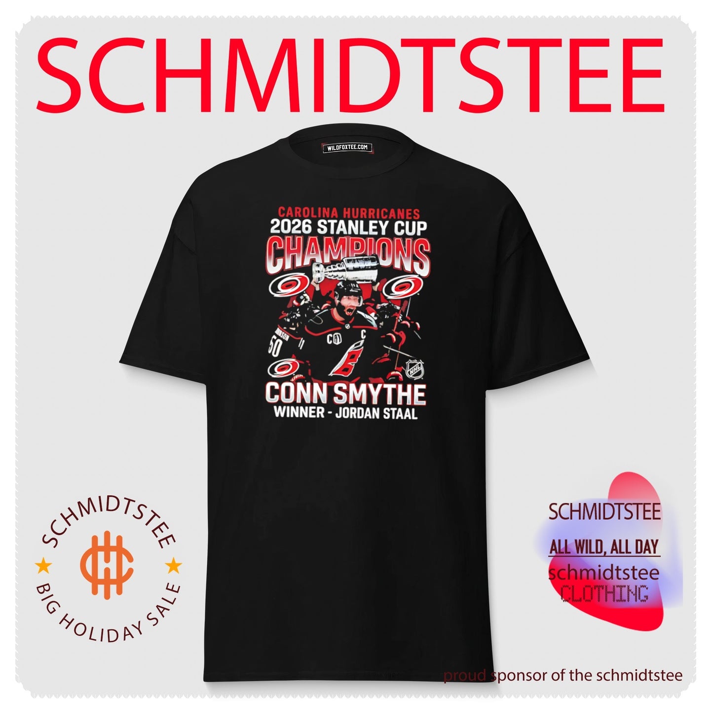 Conn Smythe Winner-Jordan Staal Carolina Hurricanes 2026 Stanley Cup Champions shirt