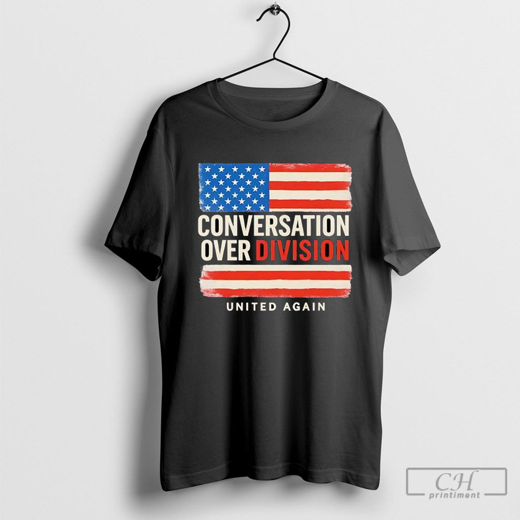 Conversation Over Division United Again Flag Usa