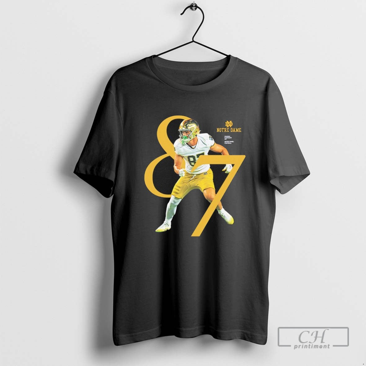 Cooper Flanagan 87 Notre Dame Fighting Irish 2025 Ncaa Player