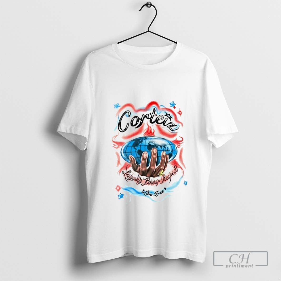Corteiz Loyalty Power Respect Live Free T Shirt Sweater