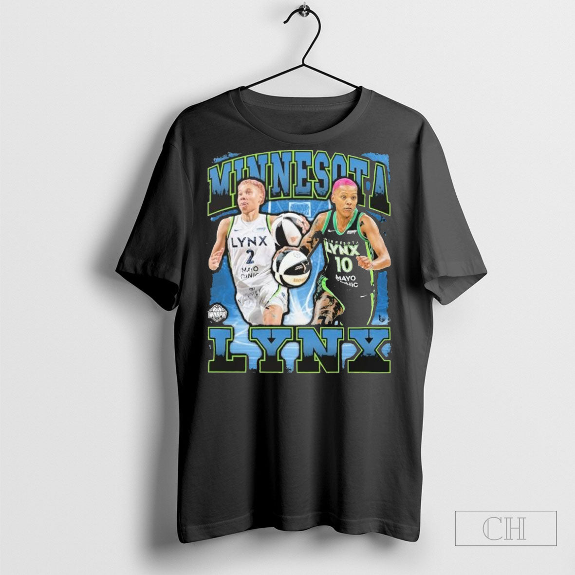 Courtney Williams And Natisha Hiedeman Minnesota Lynx Stadium Essentials Unisex Skyline Graphic