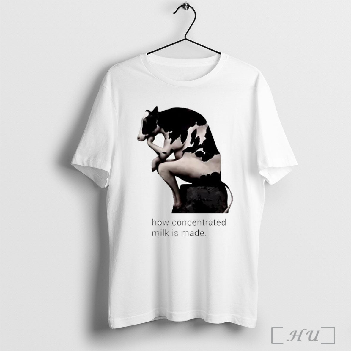 Cow How Concentrated Milk Is Made T Shirt